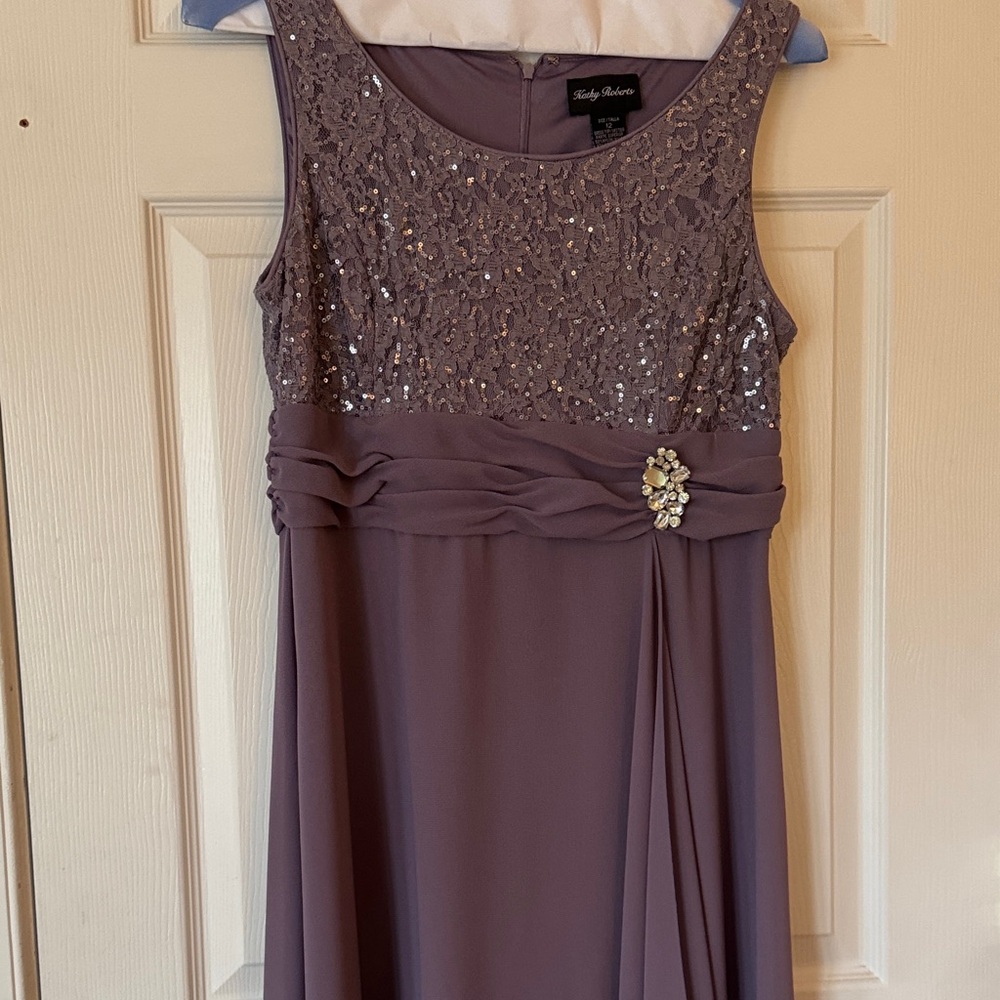Elegant Kathy Roberts Sleeveless Dress Wedding Formal Prom size 12